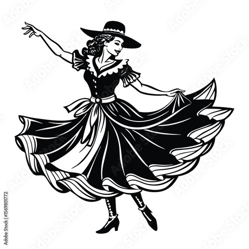ladee dancer dancing westen dresh