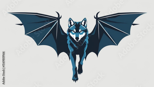 Mystic Winged Wolf
