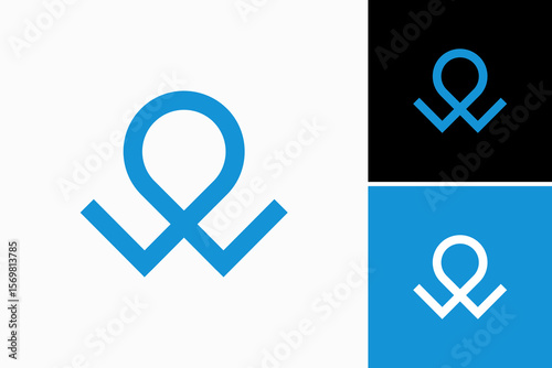 W Pin Location Vector Logo Premium Free Download W Pin Location Vector Logo Premium - GFXLoad