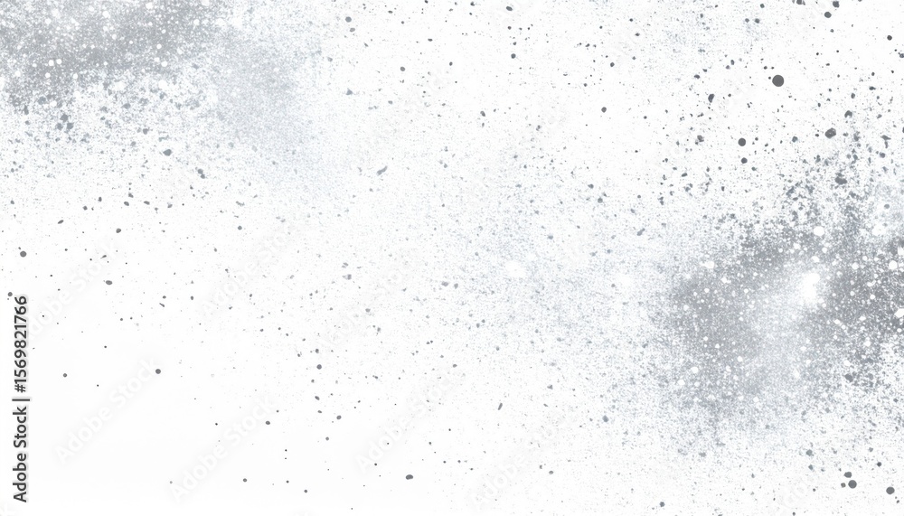 Obraz premium Grey and White Paint Splatter Texture Background