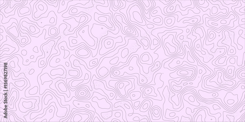 Fototapeta premium Harmonious contour waves suggesting surface movement