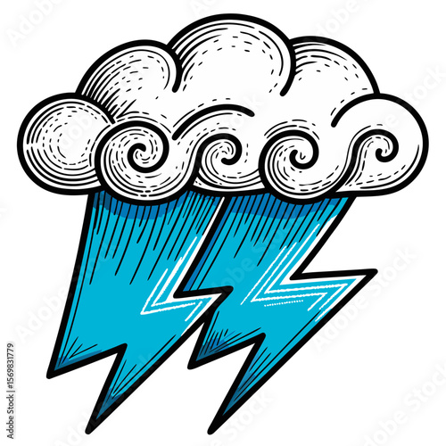 Flood Warning Sign for Emergency Alerts, Weather Websites, Safety Blogs, Environmental Awareness, and Public Notifications with Emergency Siren Concept  