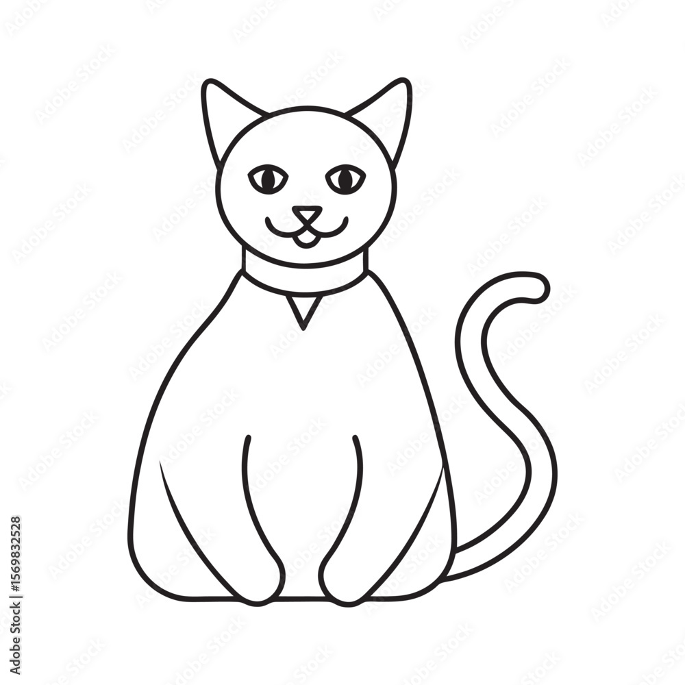 Obraz premium Fanged Cat Dressed As Vampire