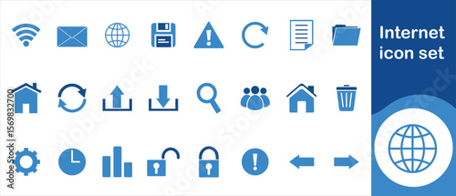 Internet icon set,dashboard, traffic, ad, active, pay, click, creative, viral, page, gear, technical, link, video, content, local, search,  calendar, digital, internet, online and more 