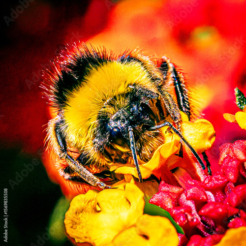 bee on flower