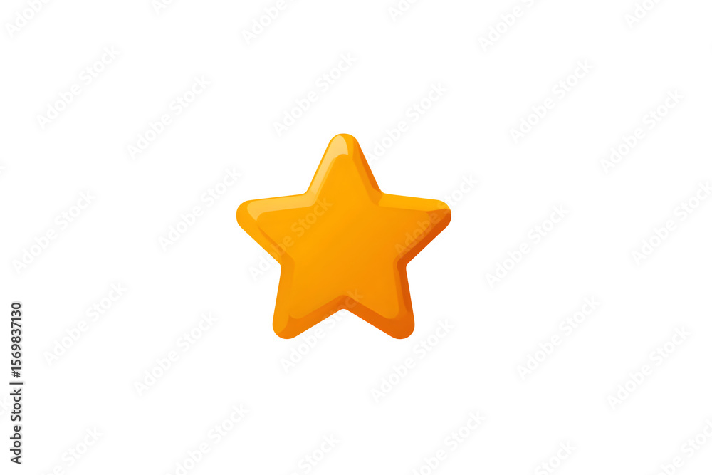 Obraz premium star rating icon transparent background