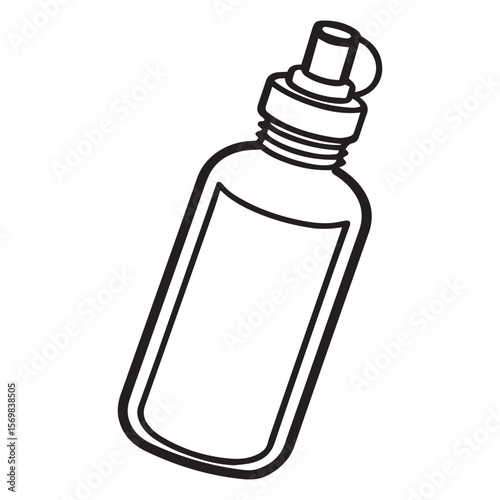 white plastic bottle
