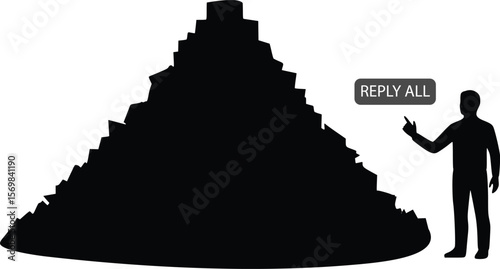 Reply-All Hero Silhouette - Email Chain Instigator