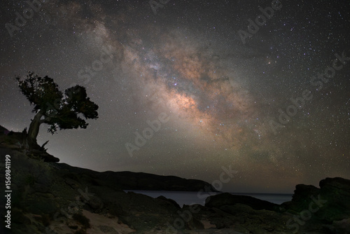 Fototapeta Naklejka Na Ścianę i Meble -  Milky Way above the sea