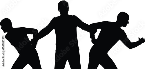 Passive-Aggressive Peacemaker Silhouette - Fake Harmony