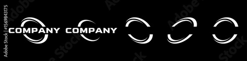 generic circle logo design, editable icon, generic icon for your company