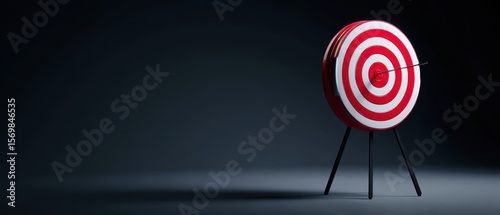 The vibrant target displaying precision and focus in minimalist design.