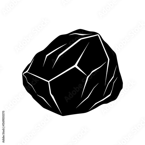 Boulder clipart on a white background vector illustration