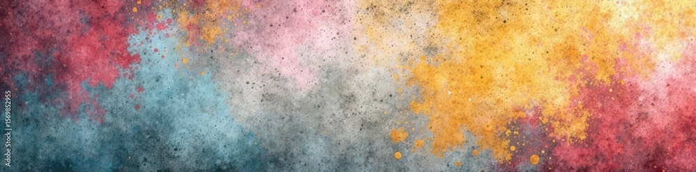 Obraz premium Raw, unfinished concrete wall texture, seamless , image, backdrop