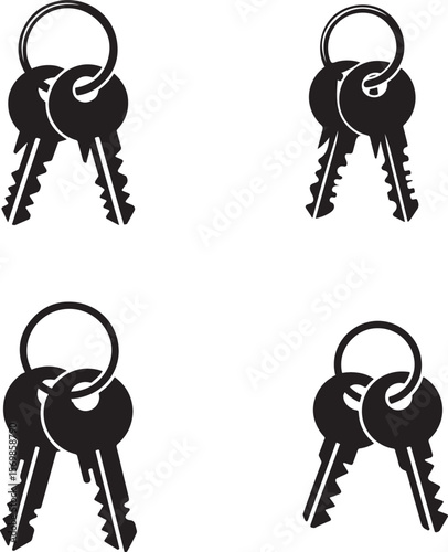 set of various keys