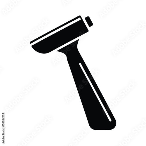 Shaver with a rectangular cutting head vector image