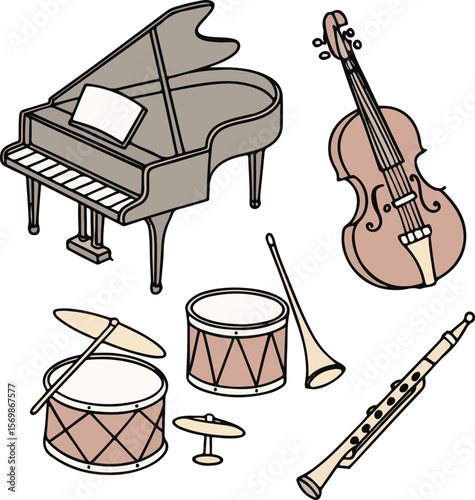 Adobe Illustrator Artwork  music-instrument