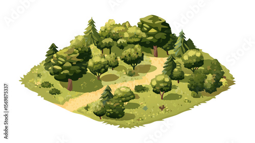 Escape to tranquility: a serene forest retreat awaits your creative imagination