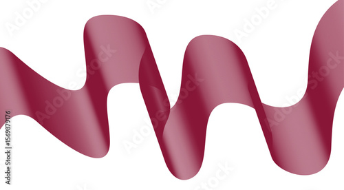 Wavy Blend Abstract Curved Maroon Color Background Design Vector Illustration