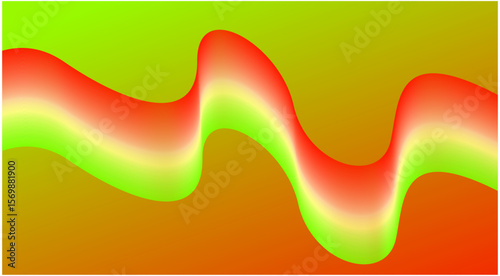 Abstract Blend Wavy Curved Background Colors Gradient Design Vector Illustration