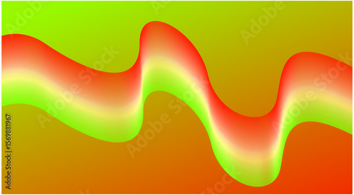Abstract Blend Wavy Curved Background Colors Gradient Design Vector Illustration