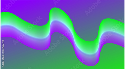 Abstract Blend Wavy Curved Background Gradient Design Vector Illustration