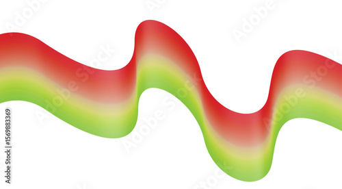 Abstract Blend Wavy Curved Gradient Colorful Background Design Vector Illustration