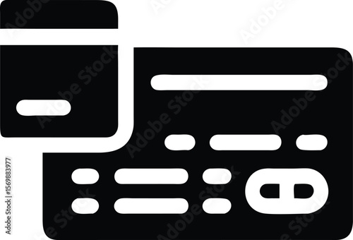 payment terminal and card icon