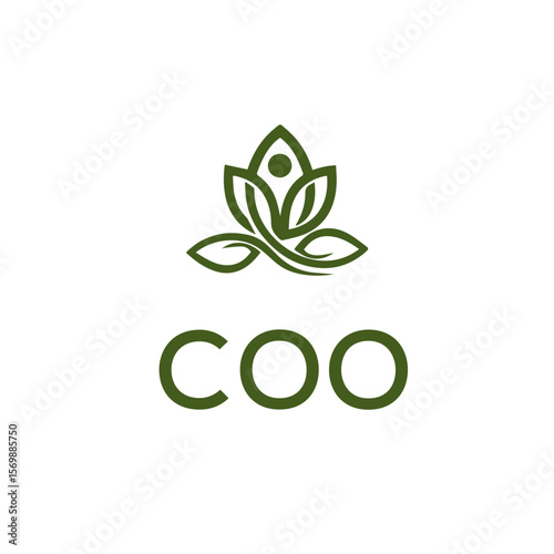COO Letter Initial Logo Design Template Vector Illustration