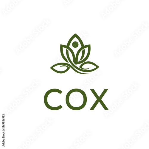 COX Letter Initial Logo Design Template Vector Illustration