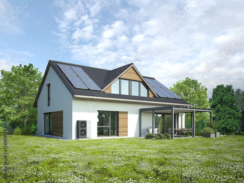 Modernes Einfamilienhaus