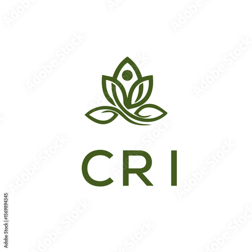 CRI Letter Initial Logo Design Template Vector Illustration