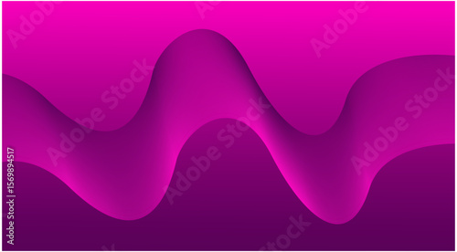 Abstract Blend Wavy Curved Background Pink Design Vector Illustration