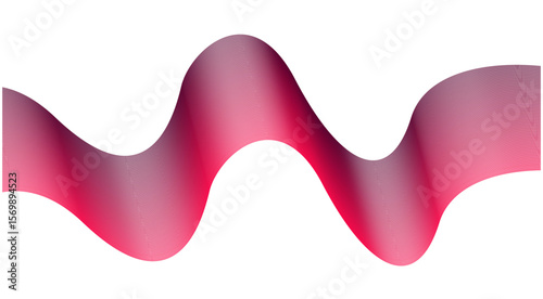 Abstract Blend Wavy Curved Pink Design Background Vector Illustration