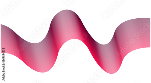 Abstract Blend Wavy Curved Pink Design Background Vector Illustration