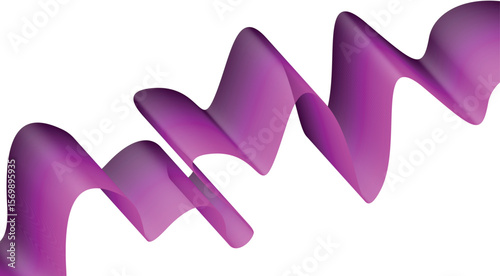 Abstract Blend Wavy Flowing Curved Purple Design Background Vector Illustration