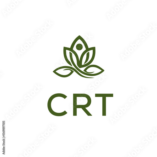 CRT Letter Initial Logo Design Template Vector Illustration