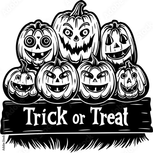 Spooky Halloween Jack-O'-Lantern Decor