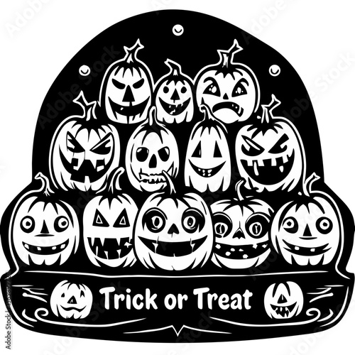 Spooky Halloween Jack-O'-Lantern Decor
