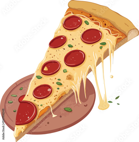 pizza vector illustration