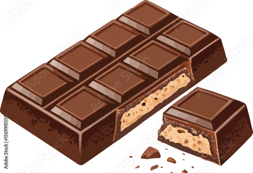 dark chocolate bar