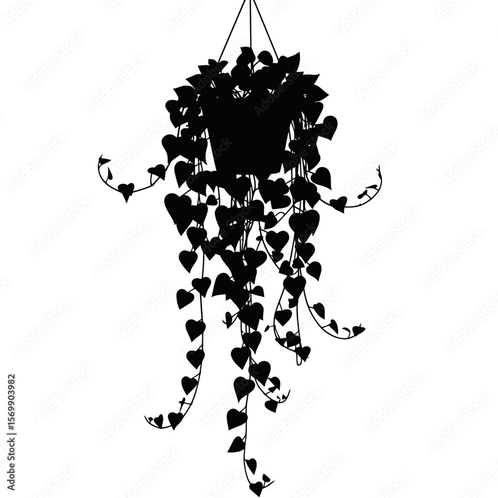 Obraz premium Tropical Leaves and Botanical Bouquets Silhouettes Vector Collection