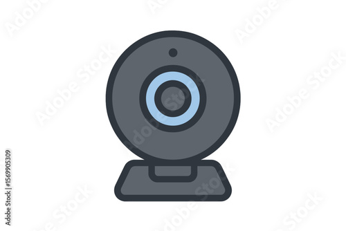 Vector Illustration of Webcam Icon