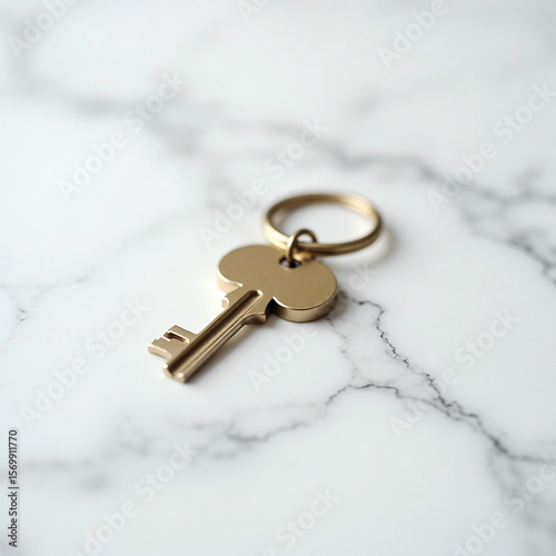 Four-leaf clover keychain