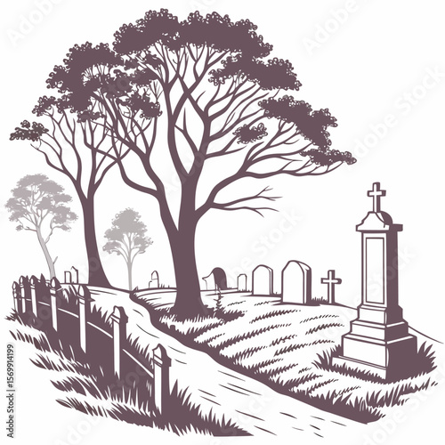 cemetry vector 