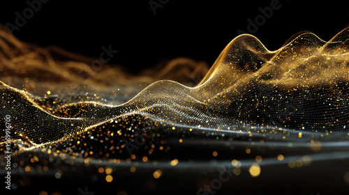 abstract wave luxury background