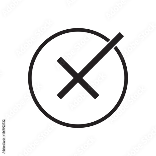 Crossmark Icon.