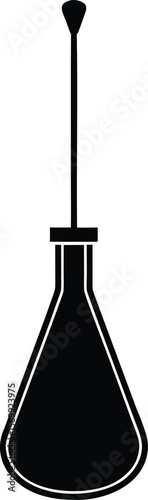burette on white background.eps