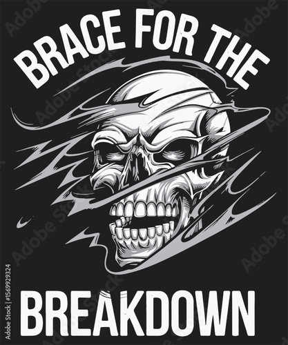 Skull Storm Graphic Design