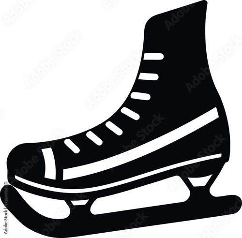 ice skate blade guard on white background.eps